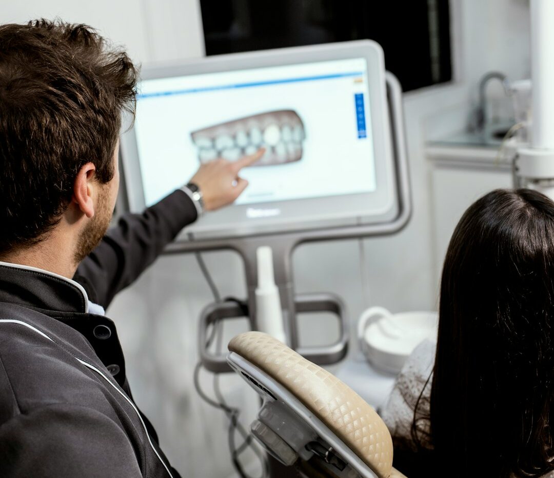 orthodontist melbourne treating a patient for invisalign
